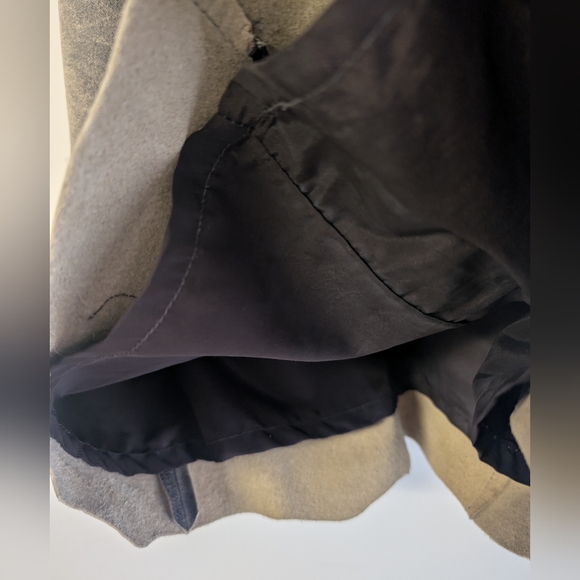 Vintage Leather Skirt With fringe Belt - Picture 3 of 12